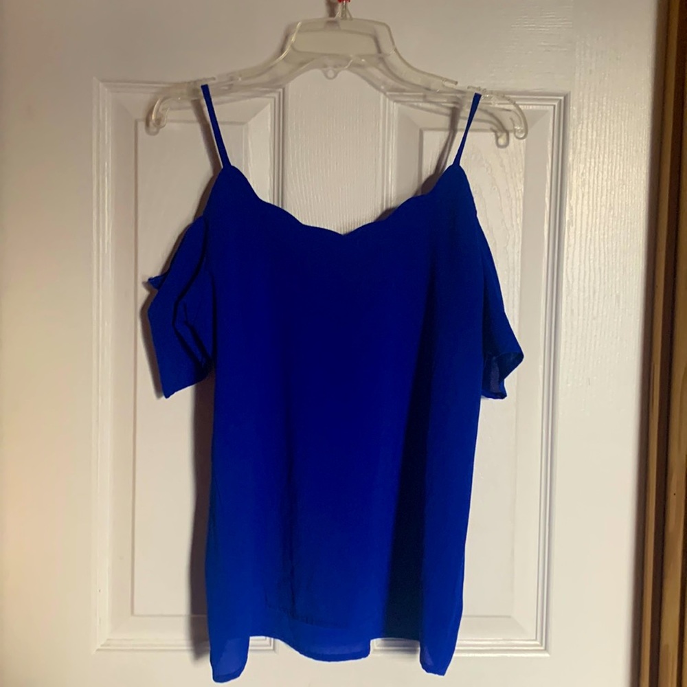 Dark blue blouse
